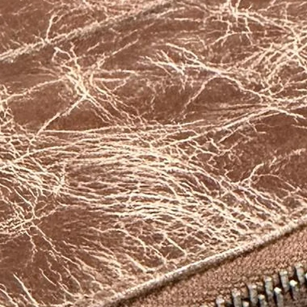 Crunch leather swatch