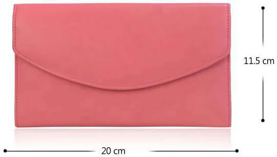 Flap Long Wallet – Rose – genuine leather, wholesale from Charlie International India