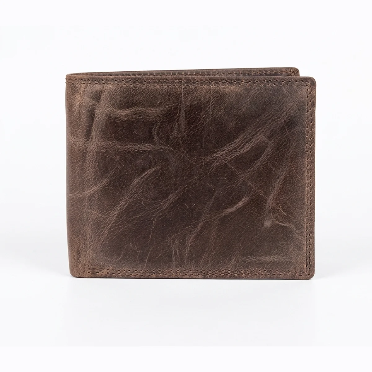 Washed Crunch Bifold – genuine leather, wholesale from Charlie International India