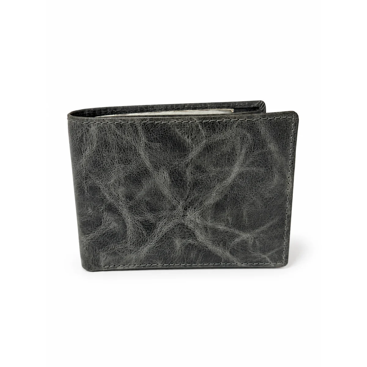 Charcoal Crunch Bifold – genuine leather, wholesale from Charlie International India