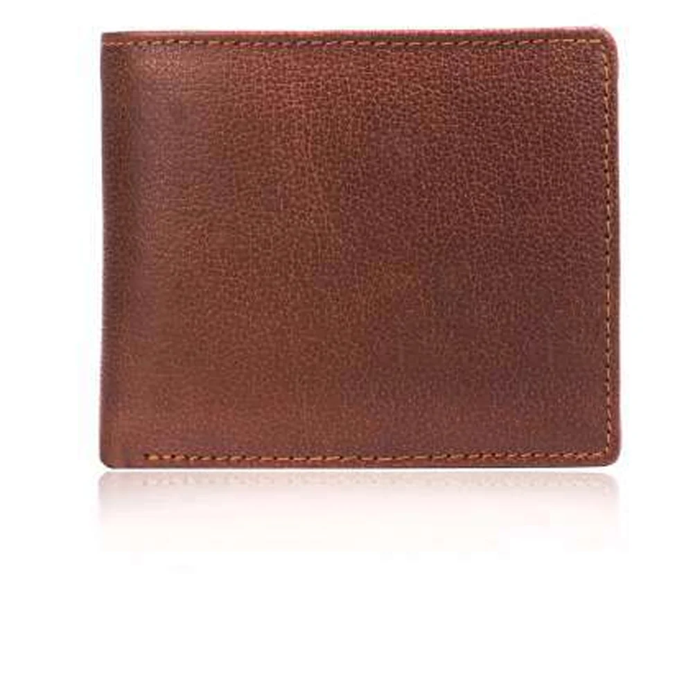 Classic Coin Bifold – Brown – genuine leather, wholesale from Charlie International India
